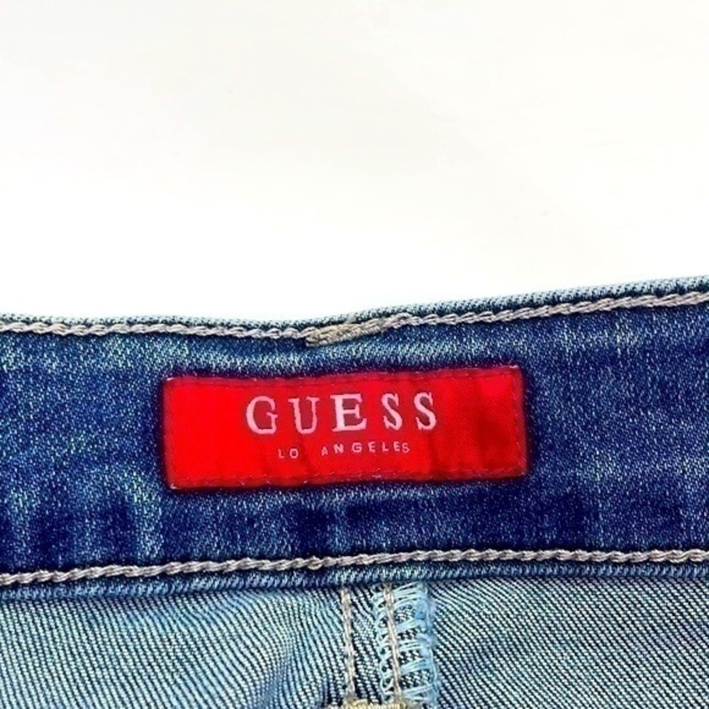 UEC Guess embroidered Guess jeans “Love Guess” size 24 - Picture 4 of 8